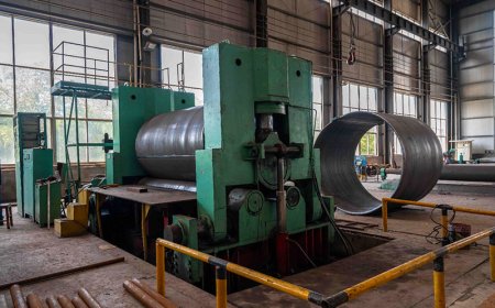 Drum plate rolling machine (Max thickness to 100mm)
